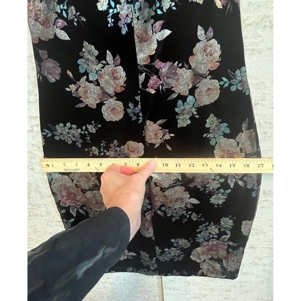 Rue21‎ Black Floral Velvet Mini Dress - Picture 11 of 11